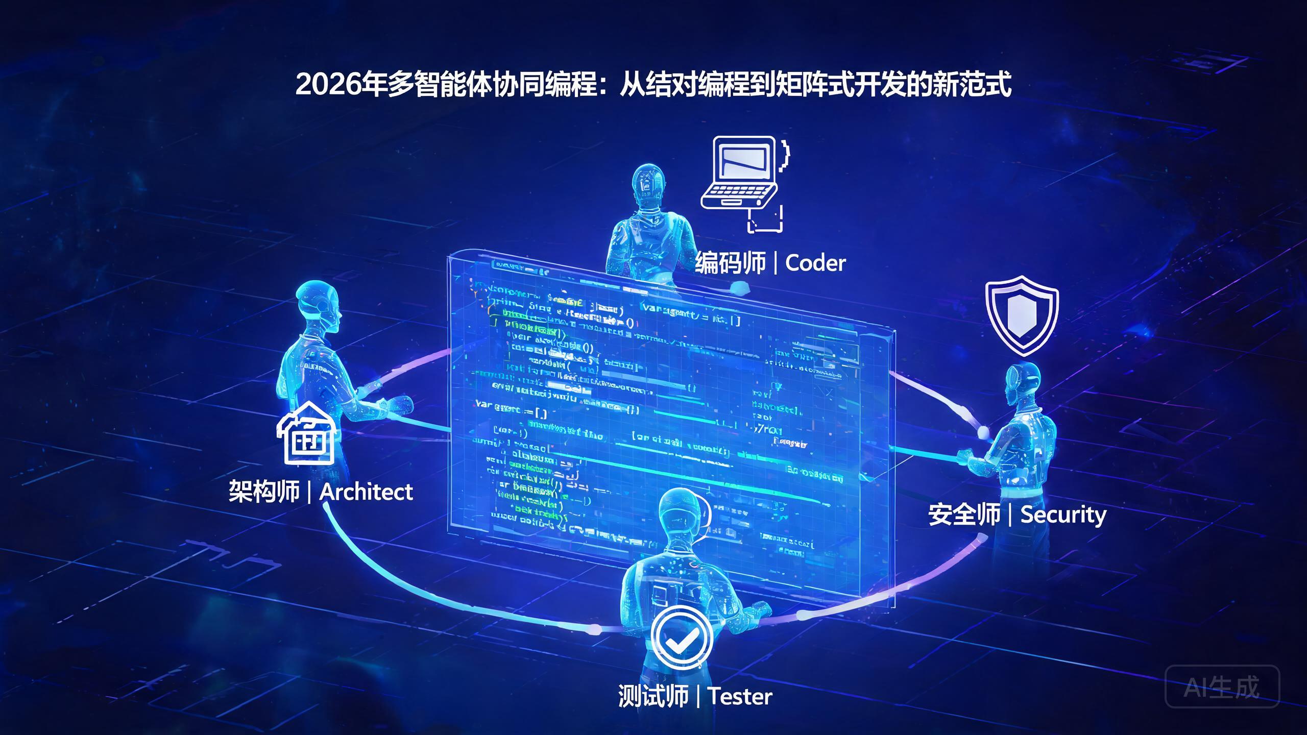 2026年多智能体协同编程：从结对编程到矩阵式开发的新范式