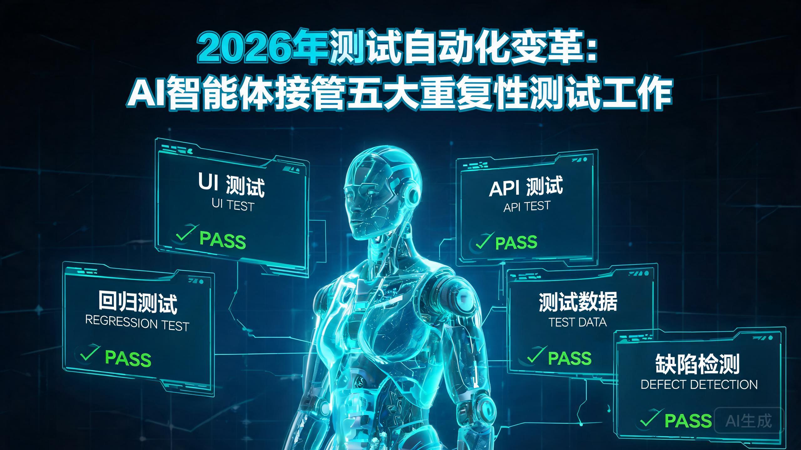 2026年测试自动化变革：AI智能体接管五大重复性测试工作