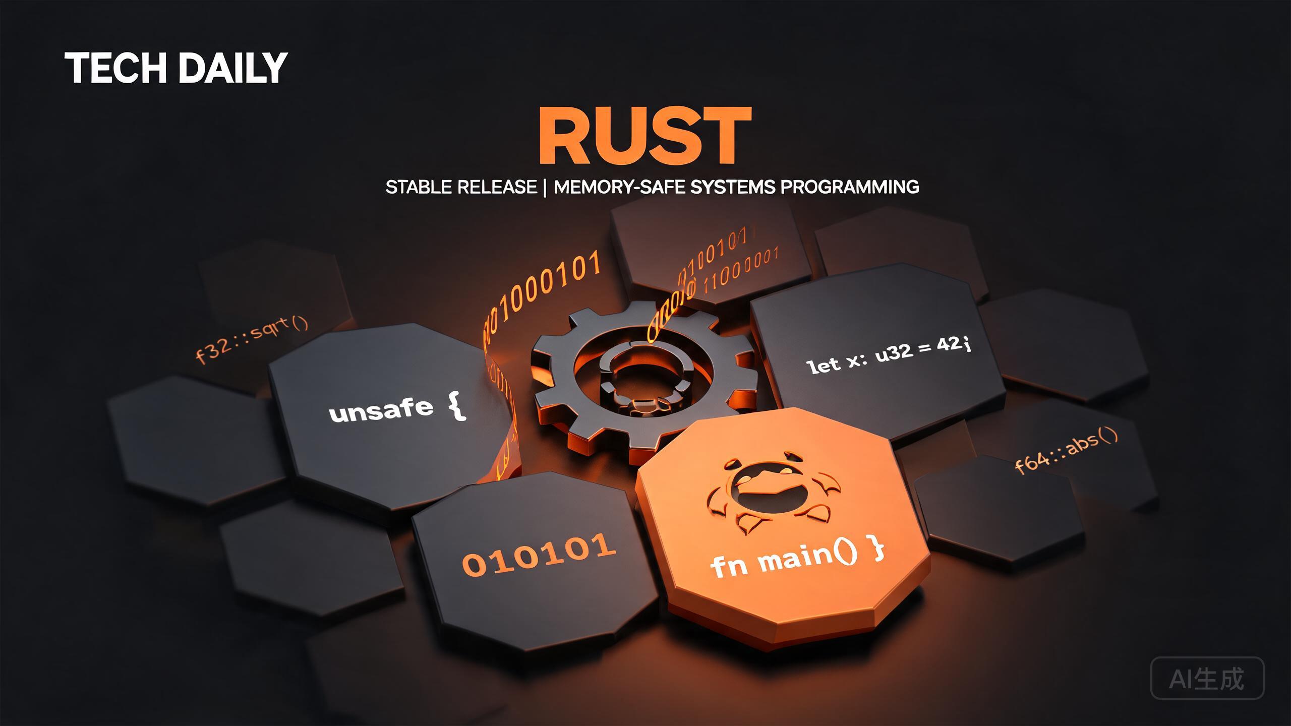 Rust 1.98.0正式发布：新增强生代数浮点方法与多项目稳定标准库API