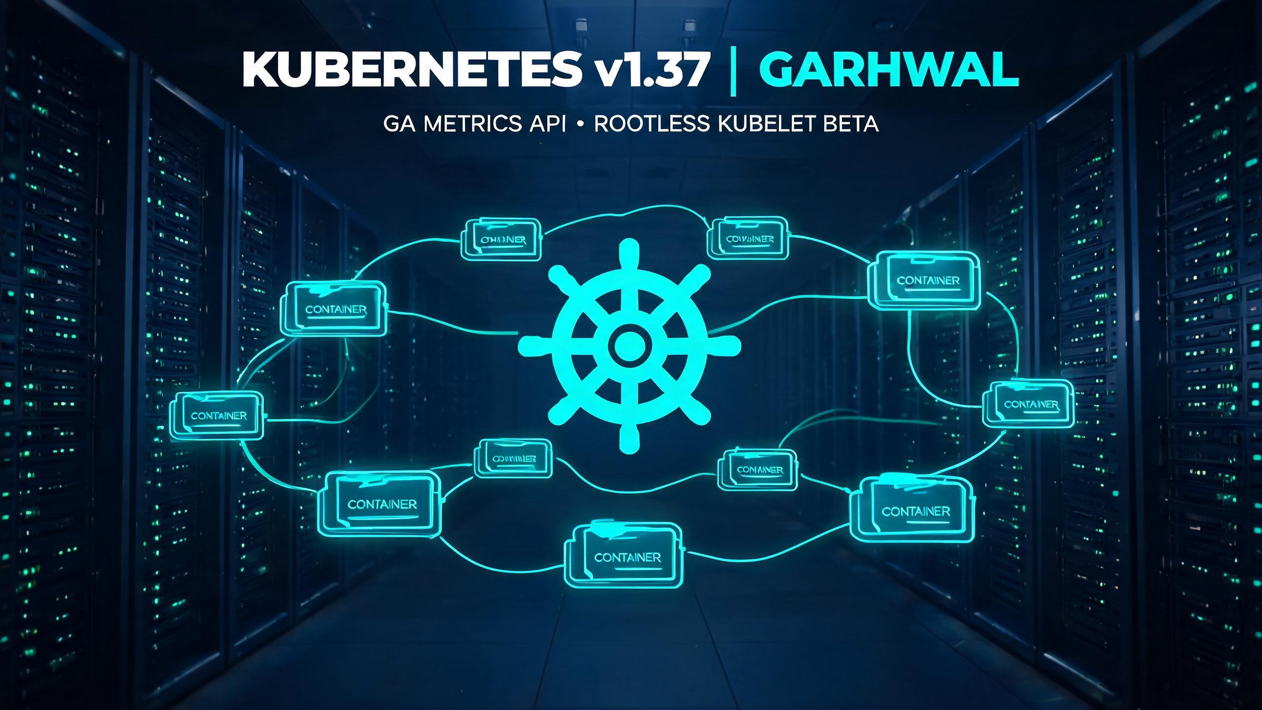 Kubernetes v1.37“Garhwal”来了：Metrics API 转正、Rootless Kubelet 升 Beta