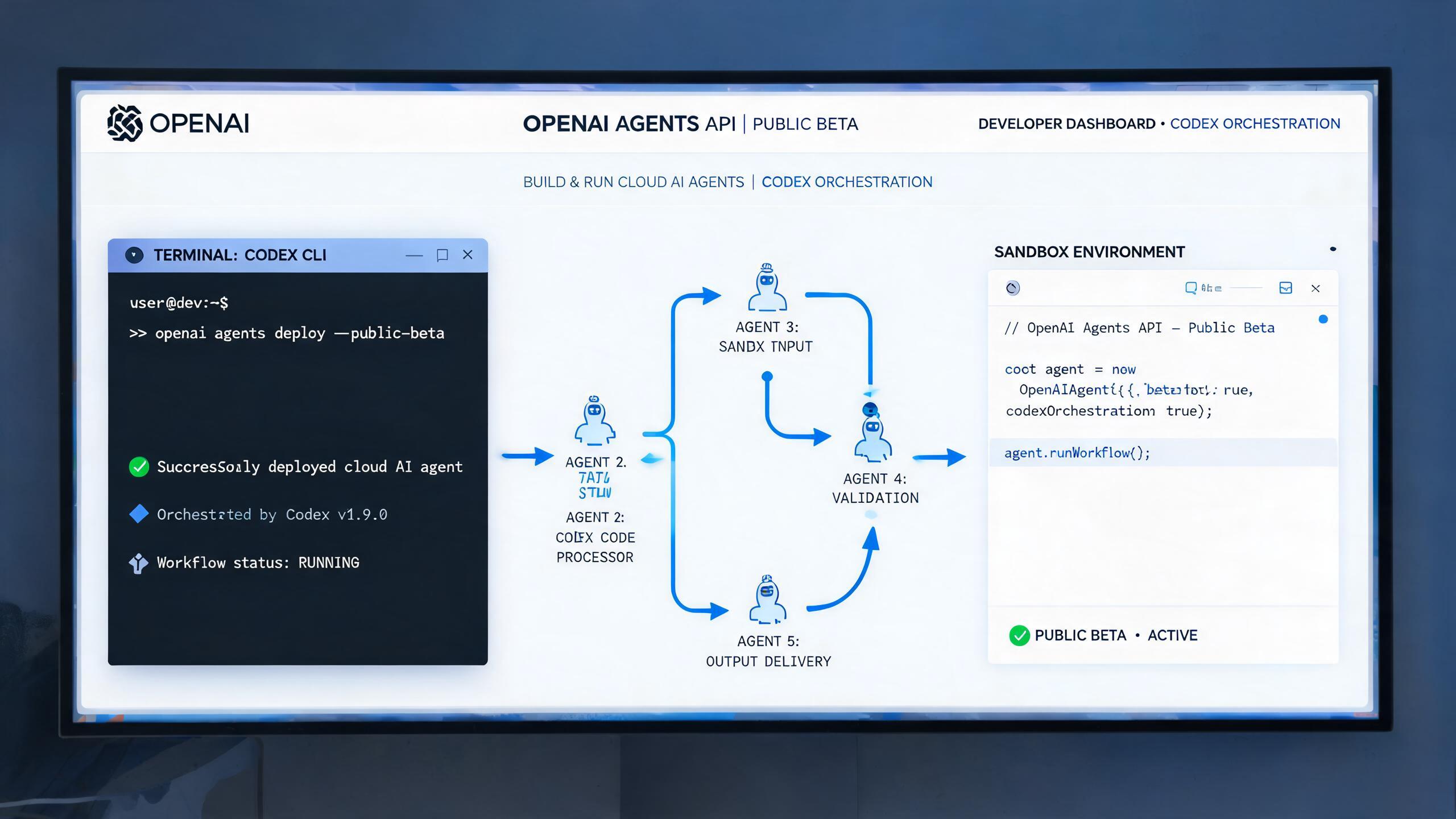 OpenAI Agents API 进入公测：AI Agent 云端构建与 Codex 托管落地